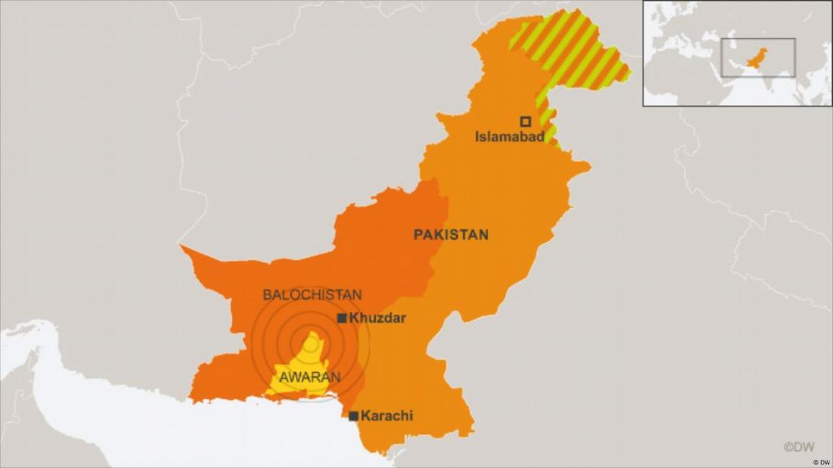 Otro fuerte terremoto sacude Pakistán DW 28 09 2013