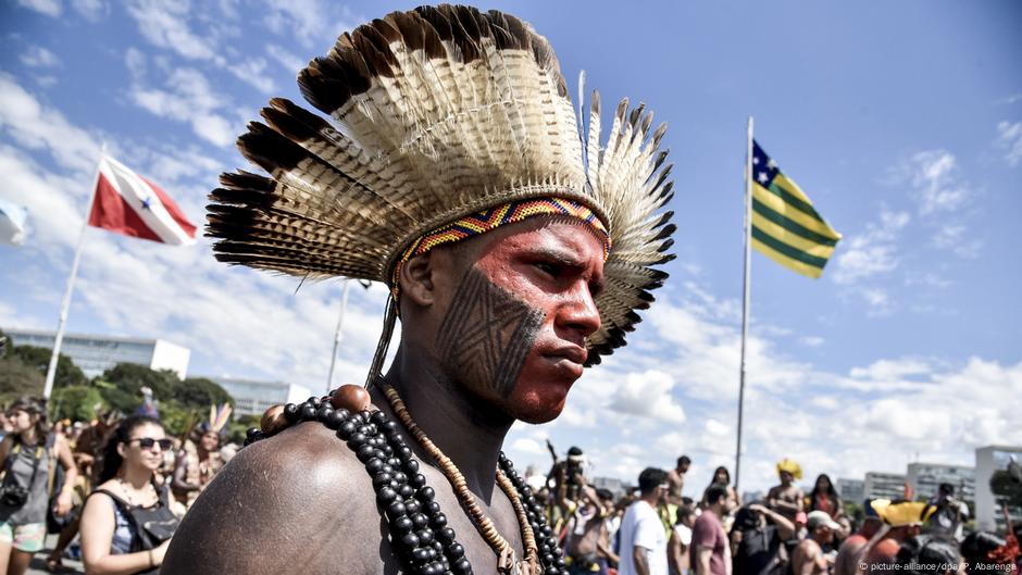 Brazil Indigenous Groups Protest Land Threats DW 04 27 2018