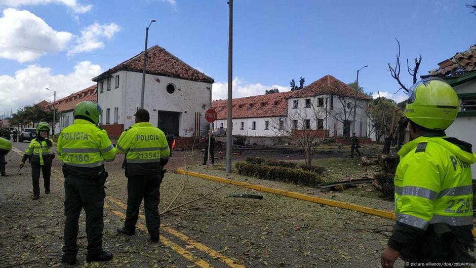 Viele Tote bei Anschlag auf Polizeischule in Bogotá DW 18 01 2019