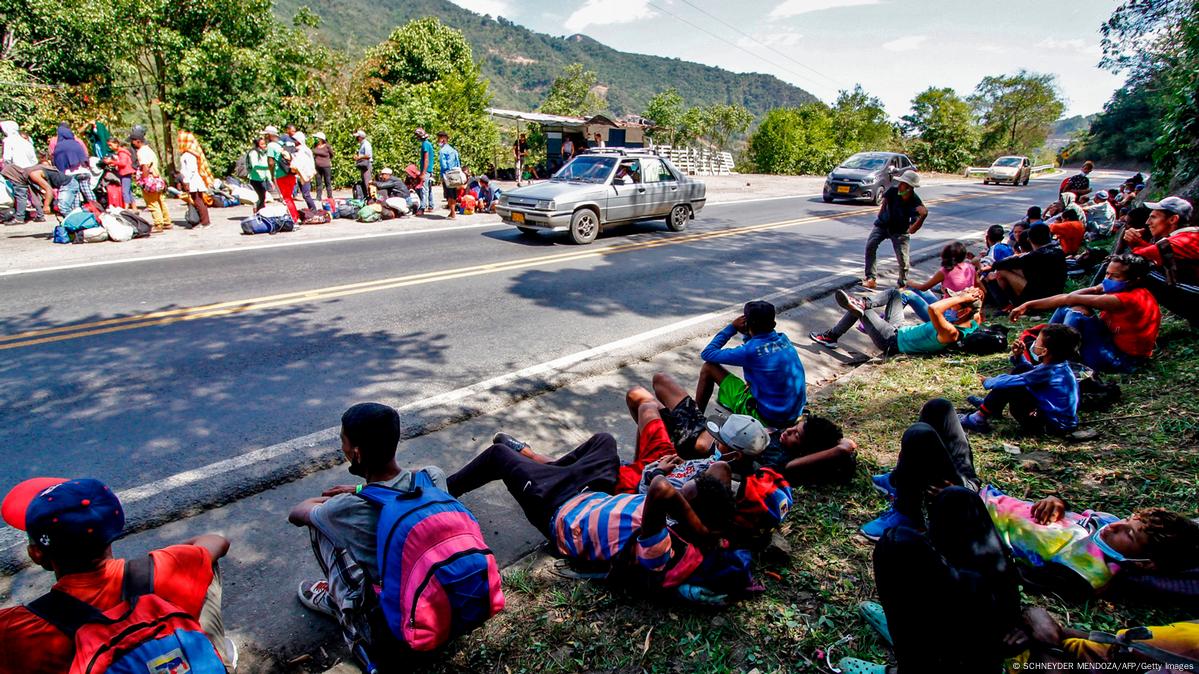 Poco Apoyo Internacional A La Crisis Migratoria Venezolana Dw