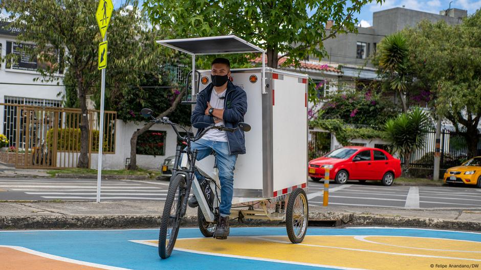 Cargo bikes for cleaner air in Bogota | DW | 28.04.2021 1 Cargo bikes for cleaner air in Bogota | DW | 28.04.2021
