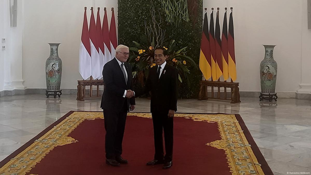 Jokowi Sambut Presiden Jerman Ajak Tanam Pohon Cendana DW 16 06 2022