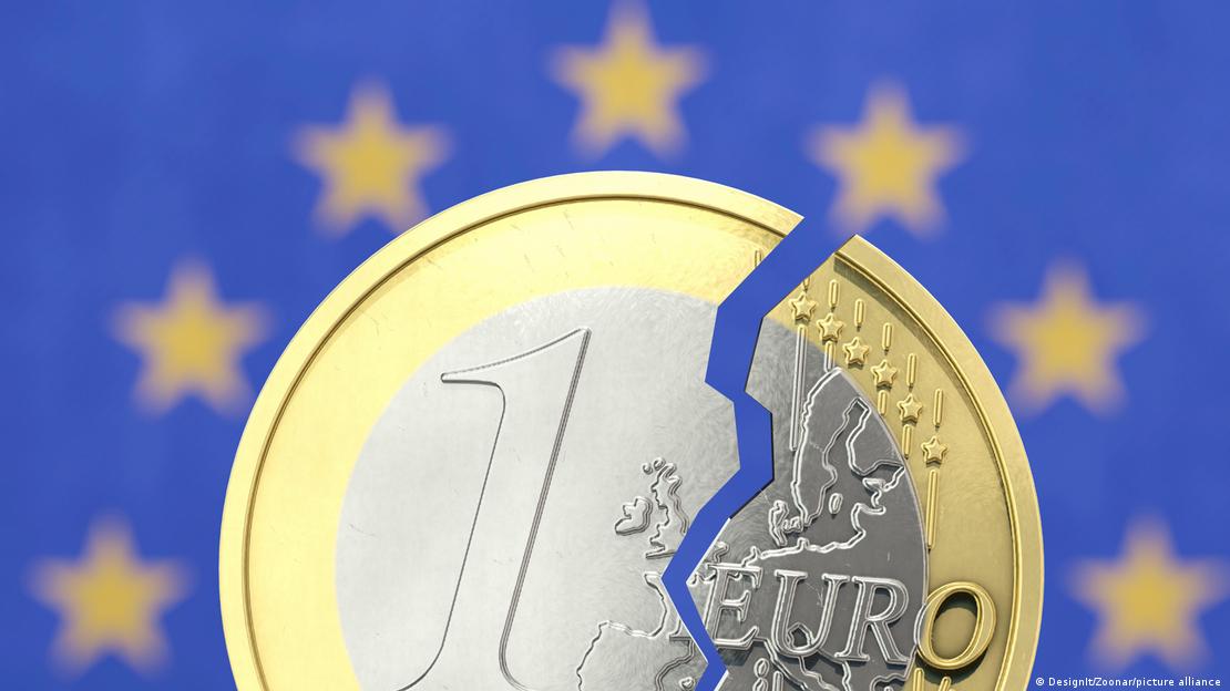 Σπασμένο νόμισμα του ευρώ