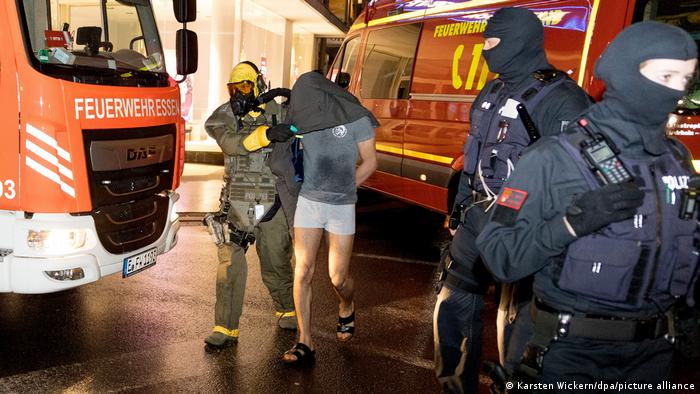 Deutschland Kriminalität l Polizei-Großeinsatz in Castrop-Rauxel l Festnahme