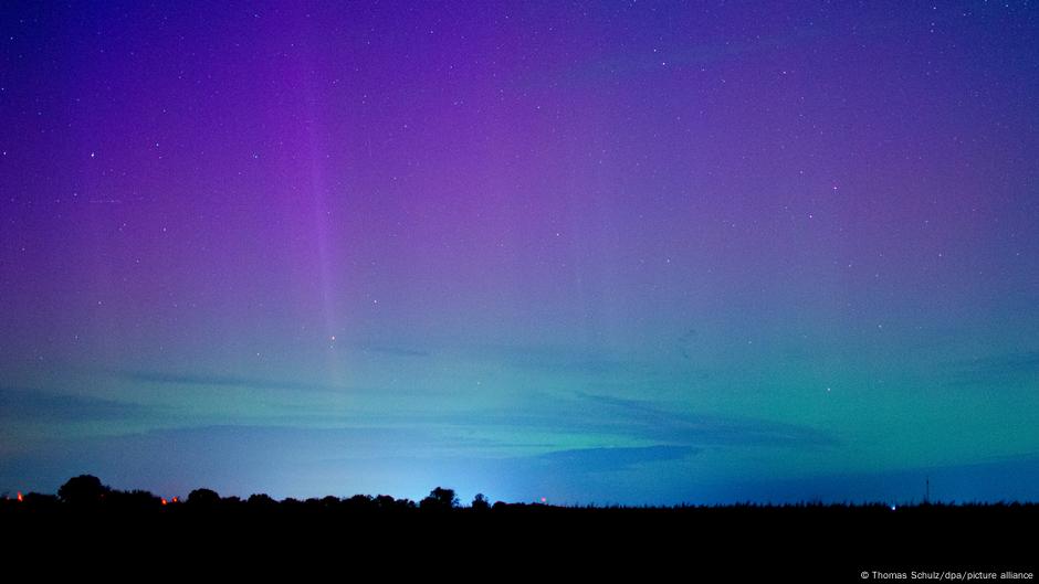 Polarlichter F Rben Himmel Ber Deutschland Dw