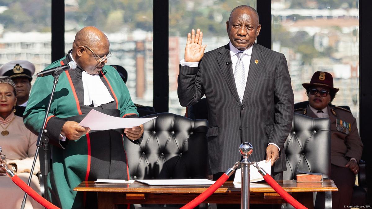 South Africa Cyril Ramaphosa Sworn In For Second Term Dw