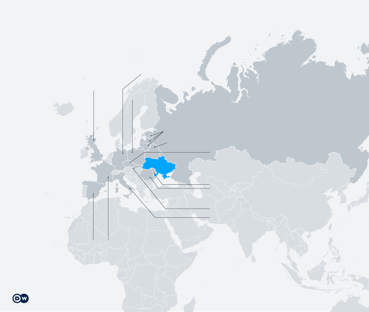 сколько украинцев работает в европе