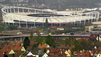 Fußball: Das Gottlieb-Daimler-Stadion Stuttgart Fußball-WM 2006 Stadion Stuttgart