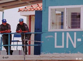 U.N. peacekeepers stationed in Pyla