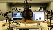 Rundfunkstudio bei der Deutschen Welle in Bonn