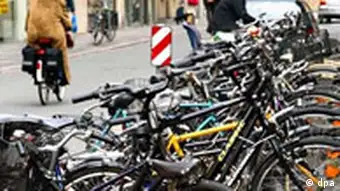 Fahrrad Parkplatz in Münster