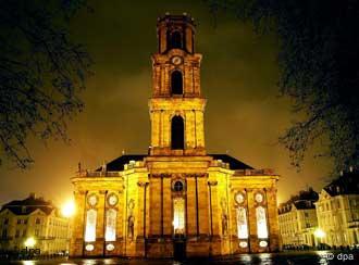 La iglesia de Ludwigskirche en Sarrabrucken