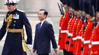 Wen Jiabao in London