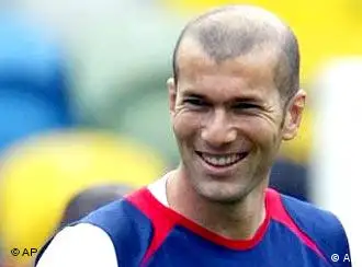 Zinedine Zidane - Französischer Nationalspieler EM 2004