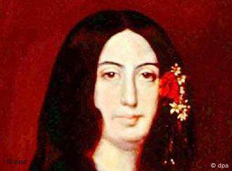 George Sand, vista por Auguste Charpentier.