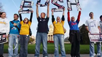 Bildgalerie US-Wahl2 Bush Unterstützer Iowa