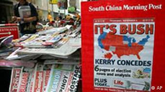 Zeitungen aus Hongkong