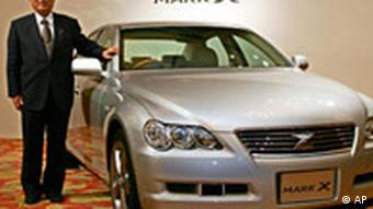 Toyota Motor Corp. President Fujio Cho Mark X