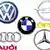 A selection of German auto company logos