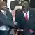 Potpisnici mirovnog sporazuma potpredsjednik vlade Ali Osma Taha (lijevo) i vođa pobunjenika John Garang