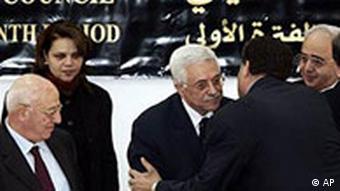 Gratulation für den vereidigten PLO Chef Mahmud Abbas
