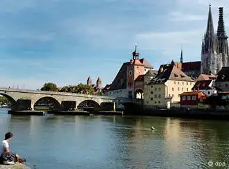 Regensburg Altstadt mit Dom Sankt Peter