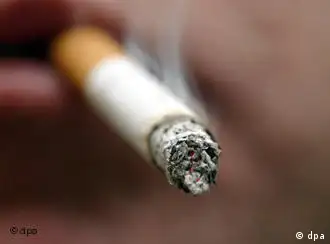 抽烟同肺癌发病率上升有关