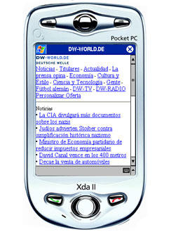 PDA mit DW-World Spanisch