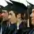 University graduates in academic dress