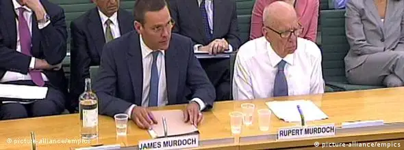 NO FLASH London Anhörung Murdoch