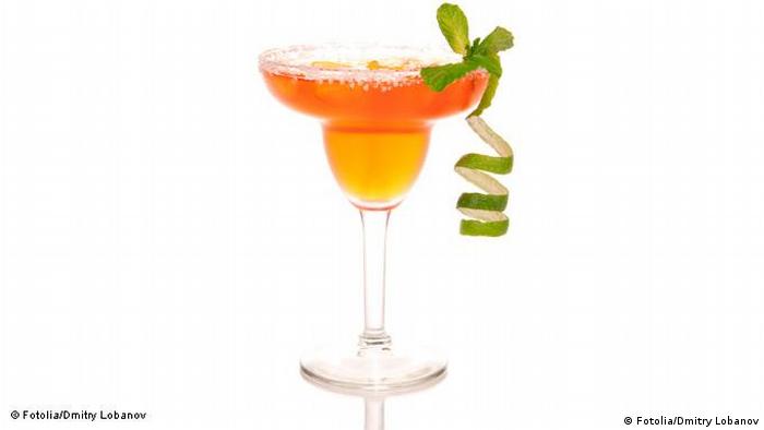 Una copa de margarita.