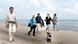 Merkel walks on the beach in Poland, Copyright: Steffen Kugler/Pool/dapd Merkel walks on the beach in Poland, Copyright: Steffen Kugler/Pool/dapd