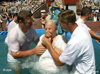 A new Witness is baptized