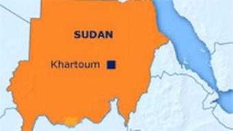 Karte Sudan Englisch