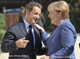 Меркель и Саркози в Париже