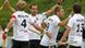 Die deutschen Hockey-Herren, jubeln über den Sieg bei der Europameisterschaft im Finale zwischen Deutschland und den Niederlanden (Foto: AP) Die deutschen Hockey-Herren, jubeln über den Sieg bei der Europameisterschaft im Finale zwischen Deutschland und den Niederlanden (Foto: AP)