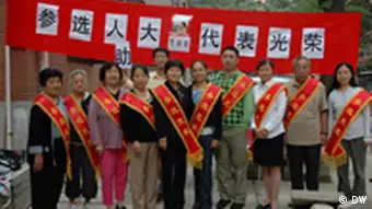 Kandidaten Volkskongress in China