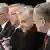v.l.n.r.: EU Finanzkommissar Rehn, Eurogruppenchef Juncker, EZB-Präsident Trichet und ESFS-Chef Regling (Foto: dapd)
