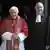Benedicto XVI y el presidente del Consejo de la Iglesia Evangélica de Alemania, Nikolaus Schneider.