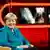 Bundeskanzlerin Angela Merkel (CDU) sitzt am Sonntag (25.09.11) vor der Aufzeichnung der ARD-Talksendung "Guenther Jauch" auf dem Podium. Merkel will die Abstimmung ueber die Erweiterung des Euro-Rettungsschirms nicht mit einer Vertrauensfrage verbinden. "Es geht um die Entscheidung in der Sache", sagte sie in der Sendung. Merkel war der einzige Gast. (zu dapd-Text) Foto: Clemens Bilan/dapd