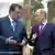 Президент Таджикистана Рахмон и российский премьер Путин
