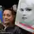 Protestor with photo of Yulia Tymoshenko