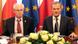 EU President Herman Van Rompuy and Polish Prime Minister Donald Tusk EU President Herman Van Rompuy and Polish Prime Minister Donald Tusk