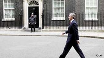 Donwing Street, London, Sitz des englischen Premierministers. Quelle: AP