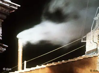 Konklave in Rom 1978 Weißer Rauch