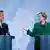 Merkel e Sarkozy: acordo antecede reunião da UE