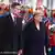 Angela Merkel is received with military honor in Mongolia