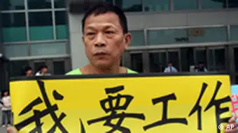 Weltweite Proteste gegen Finanzindustrie und Krise Manila Taipei Taiwan