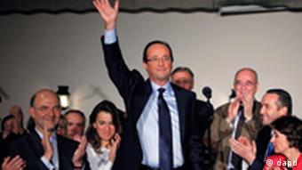 Präsidentschaftskandidat Hollande (Foto: AP/dapd)