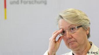 Bundesministerin für Bildung und Forschung Annette Schavan (Foto: dapd)